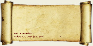 Ema Crnjanski vizit kartica